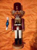 Karácsonyi dísz - Hatalmas "Diótörő mese figura" 4. (fa) 40 cm magas