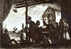 Rudnay Gyula (1878-1957): VÁSÁRI JELENET