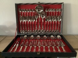 Silver Plated Cutlery evőeszköz készlet 12 személyes