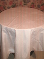 Csodaszép rózsás fehér damaszt paplanhuzat