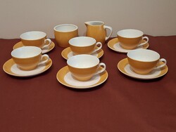 Extra sárga, szuper menő, retro, art deco Gránit teáskészlet