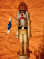 Karácsonyi dísz - Hatalmas "Diótörő mese figura" 3. (fa) 40 cm magas