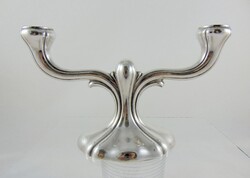 Szecessziós Ezüst Gyertyatartó - Lutz & Weiss