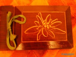 ANTIK FA FEDELES FARAGOTT FÉNYKÉP ALBUM  NEM HASZNÁLT Külső hossz: 14,5 cm  Lap hossz: 12 cm,széless