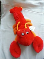 Új  piros nagy  plüss rák tengeri  homár