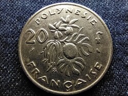 Francia Polinézia 20 frank 1973