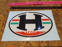 Retro ritka ikonikus szocreál autóklubbos matrica levonó trafikárú hungária felségjel áfor