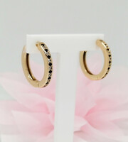 Xuping aranyozott hipoallergén karika fülbevaló, 20 mm (1416)