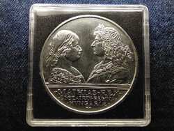 Regina Hungariae Mátyás és Beatrix .900 ezüst 500 Forint 1990 BP BU