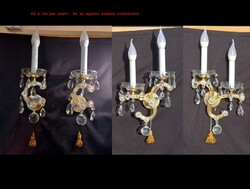 MÁRIA TERÉZIA STÍL ÓLOM KRISTÁLY FALIKAR SZETT