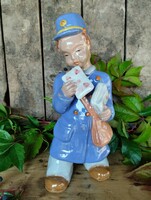 H. Ráhmer Mária ceramic postman boy
