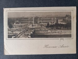 Régi képeslap Franciaország Párizs Concorde & Sacre Cour 1929