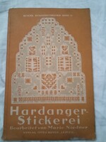 Marie Niedner: Hardanger Stickerei gótbetűs
