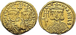 Constantine V. Copronymus 741 - 775 solidus