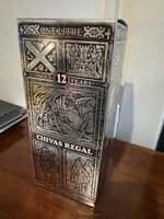 Chivas Regal 12 Years Old 1L (1980–90-es évek, bontatlan, díszdobozos