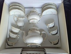 Zsolnay 6 részes teás készlet
