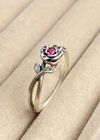 PANDORA Disney - Szépség és Szörnyeteg ezüst gyűrű