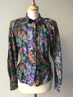 Lila masnis, vintage, női blúz. M-es