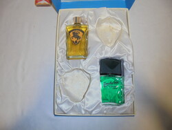 Retró férfi kölni és after shave díszdobozban - Royale Ambree és Bauty Face - 2003