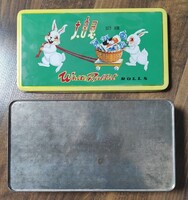 White Rabbit / Fehér Nyúl kínai retro cukorkás doboz - szép, megkímélt