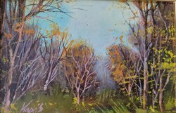 Kapás L. Tamás "ERDŐSZÉL" olaj/farost