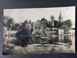 Régi képeslap Tapolca Tórészlet 1963