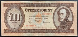 Magyarország 5000 Forint 1992 J P-177b VF bankjegy