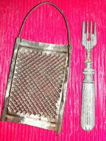 Antik csajos szerepjáték KONYHAI eszközök fém játék -KIS HÁZIASSZONYOKNAK ! a képek szerint