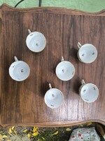 Herendi Viktória mintás  6 db kàvés mokkàs csésze 1942-es