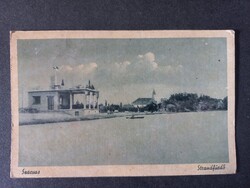 Régi képeslap Szarvas - Strandfürdő 1947 Barasits