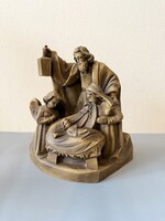 Bethelemi jelenetes Szent család szobor