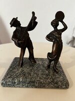 Bronz spanyol zenész pár