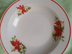 Zsolnay tányér leveses