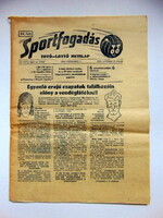 1974 november 3  /  SPORTFOGADÁS  /  Ssz.: 689
