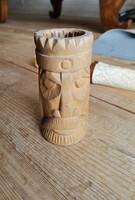 Gyönyörű Vogel József fafaragás gyertyatartó / szobor