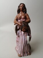 ENDRŐ MARGIT /1899-1986/ - ANYA ÉS LÁNYA KERÁMIA SZOBOR
