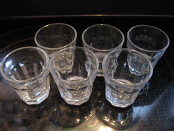 Retro IKEA pálinkás pohár készlet 6 db-os