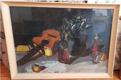 Baranyó Sándor olaj csendélet