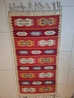 Torontáli futószőnyeg 70 x 140 cm, 2 db, régi, kézzel szövött