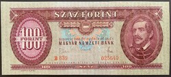 100 Forint 1968 P-171d UNC kis aláírás