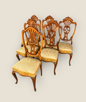 Antique Baroque Chair Set - 6 pcs