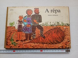 Könyv 109 - Orosz népmese - A répa - Fordító Rab Zsuzsa -Grafikus Árva Ilona - leporelló meséskönyv