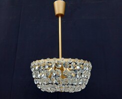 ÓLOMKRISTÁLY CSILLÁR 1960ból 3 izzós