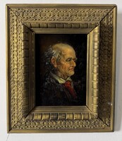 Antik Férfi Portré - Olajfestmény