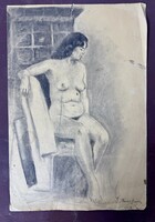 Bán Borbély György (1900-1987) - Női akt