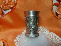 Ón zinnbecher,  rövid italos pohár