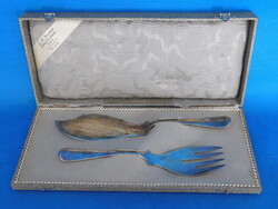 Ezüst Torta lapát + villa  258 gr