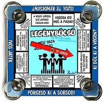 Vicces LEGÉNYBÚCSÚ-NEM MÉSZ HAZA JÓZANUL pörgetős játék dísz emlék/ajándéktárgy  a képek szerint
