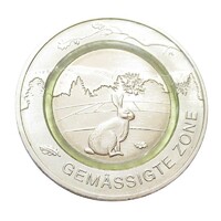 Németország,5 euro 2019 F - Mérsékeltövi zóna aUNC+ ötvözet