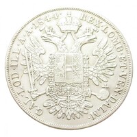 Ausztria,V. Ferdinánd 1/2 tallér 1844 A VF+ ezüst 14.14g833